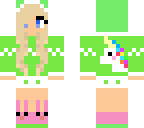 lime blonde girl