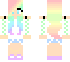 pastel rainbow girl