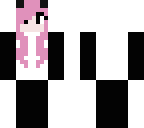pink haired panda