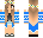 pretty blue girl