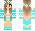 pretty teal girl