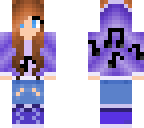 purple music girl
