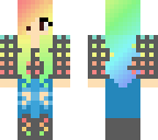 rainbow flannel