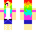 rainbow girl