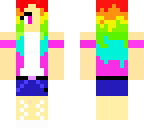rainbow girl