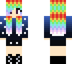 rainbow-haired girl