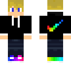 rainbow nike blonde edit