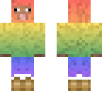 rainbow sheep boots