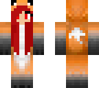 red hair girl fox suit