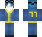 steampunk chibi blue vault boy
