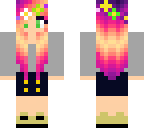 sunset flower girl