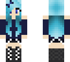 blue emo girl
