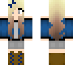 blue girl