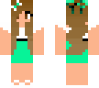 blue green dress