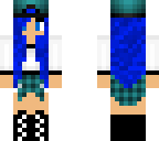 blue hair blue eyes