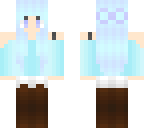 blue pastel girl
