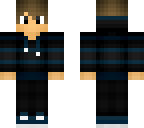 blue striped hoodie