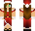 christmas brunette