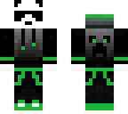 cool green panda