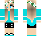 cute blue girl