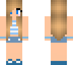 cute blue girl