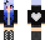 cute emo blue
