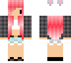 cute girl with bunny hat