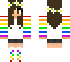 flower crown rainbow