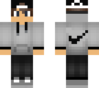 gray nike boy