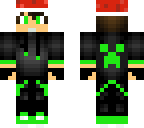 green boy santa claus