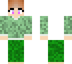 green girl in progress