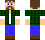 green plaid guy
