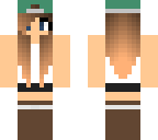 hat top shorts and boots