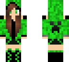 lime green creeper girl
