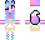neon cute girl