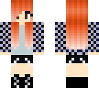 orange flannel girl