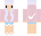 pastel running girl