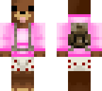 pink fluffy headset bear