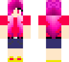 pink hair bow girl
