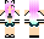 pink haired girl edit