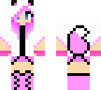 pink wolf girl