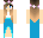 prom girl - blue