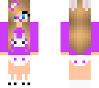 purple baby bunny