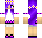 purple hair girl