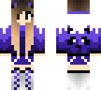 purple panda girl