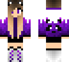 purple panda girl