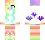 rainbow girl