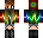 rainbow wave girl
