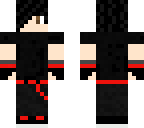 red black emo boy
