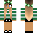 striped girl